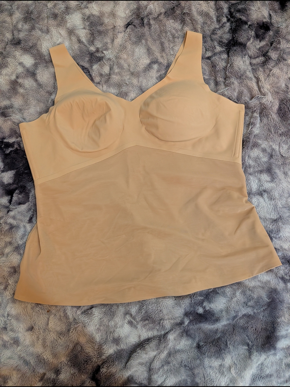 Honey love Seamless Shaping Camisole Tank - Beige
